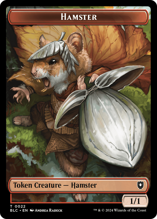 Hamster // Beast (024) Double-Sided Token [Bloomburrow Commander Tokens] - Just $0.15! Shop now at Retro Gaming of Denver