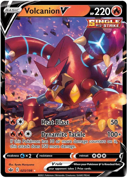 Volcanion V (025/198) [Sword & Shield: Chilling Reign] - for just $0.40! 