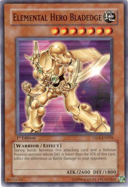 Elemental HERO Bladedge [YSDJ-EN018] Common - for just $0.20! 
