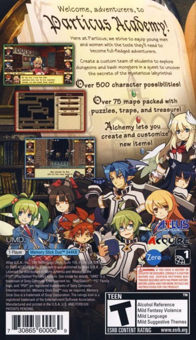 Class of Heroes – PlayStation Portable (PSP) - for just $20.99! 