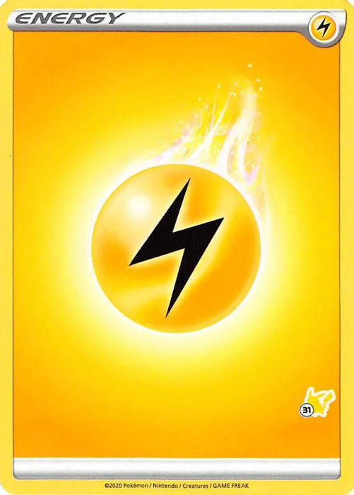 Lightning Energy (Pikachu Stamp #31) [Battle Academy 2022] - for just $0.10! 