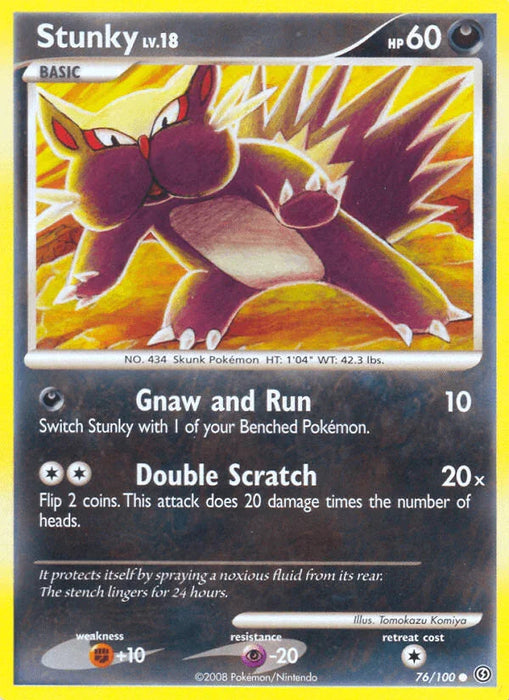 Stunky (76/100) [Diamond & Pearl: Stormfront] - for just $0.40! 