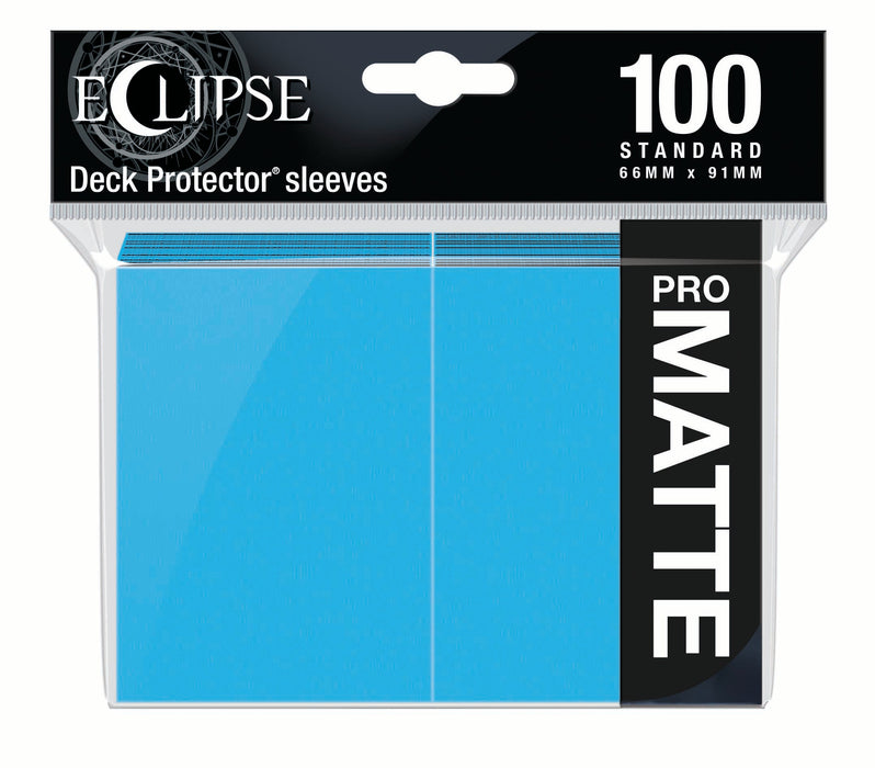 Ultra PRO: Standard 100ct Sleeves - Eclipse Matte (Sky Blue) - Just $0! Shop now at Retro Gaming of Denver