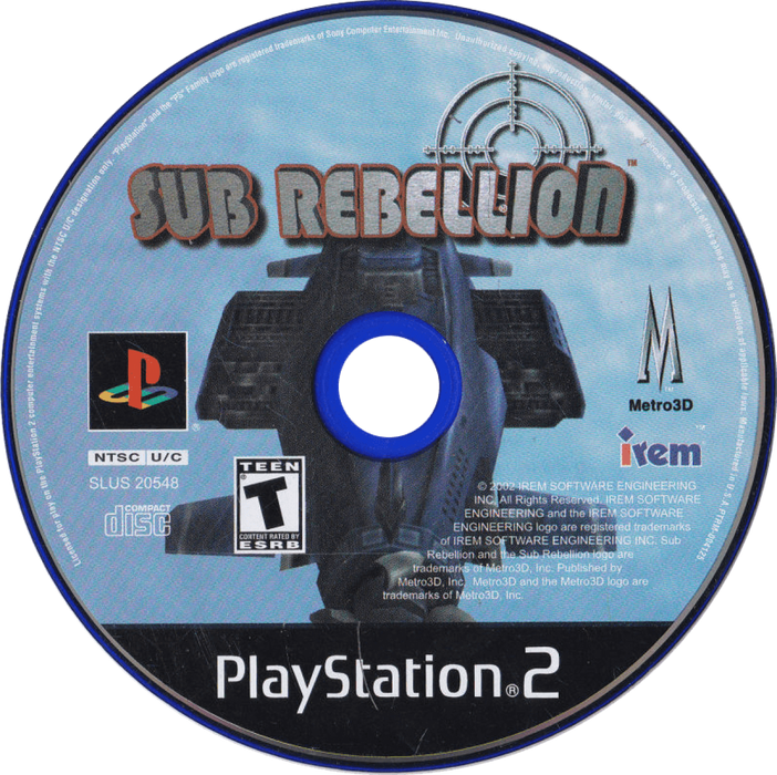 Sub Rebellion – PlayStation 2 (PS2) - for just $0! 