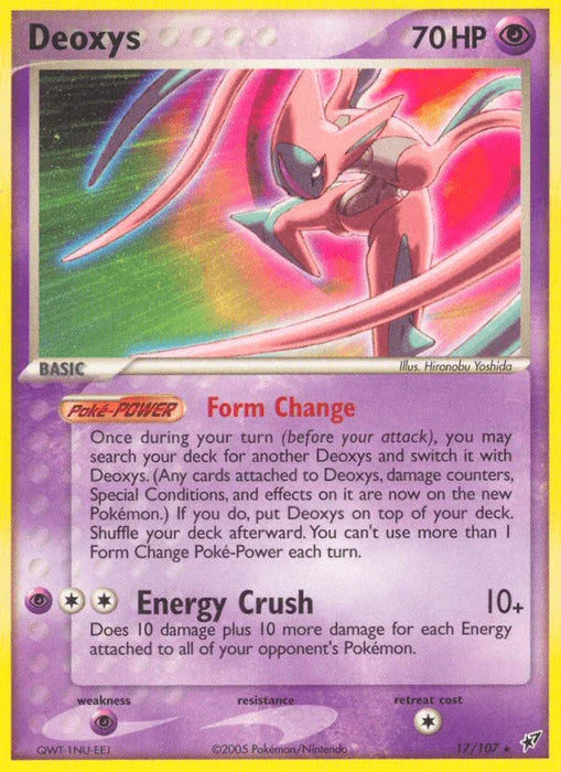 Deoxys (17/107) [EX: Deoxys] - for just $2.40! 