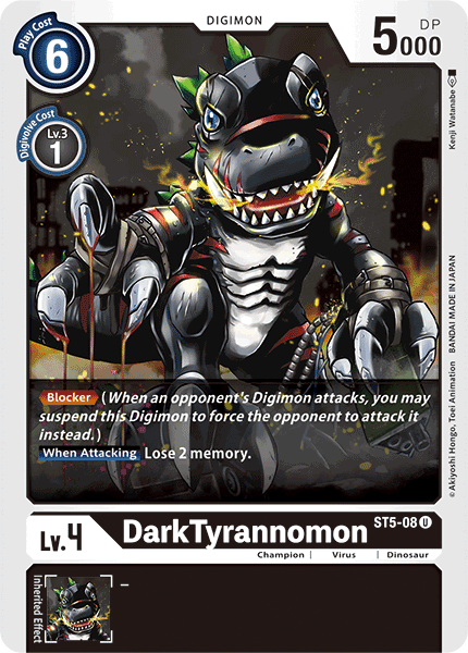 DarkTyrannomon [ST5-08] [Starter Deck: Machine Black] - Just $0.09! Shop now at Retro Gaming of Denver