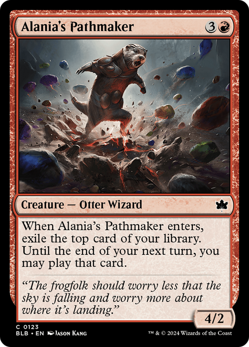 Alania's Pathmaker (BLB-123) - Bloomburrow - for just $0.01! 