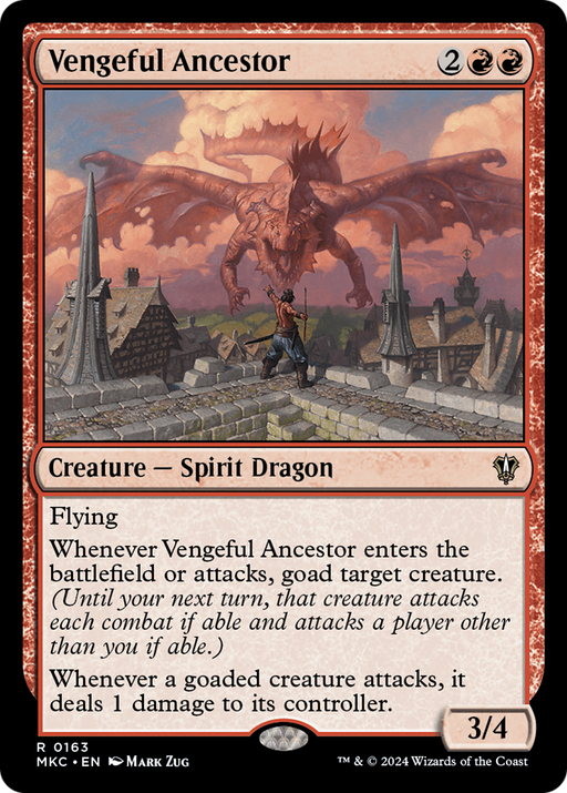 Vengeful Ancestor (MKC-163) - Murders at Karlov Manor Commander - for just $0.23! 