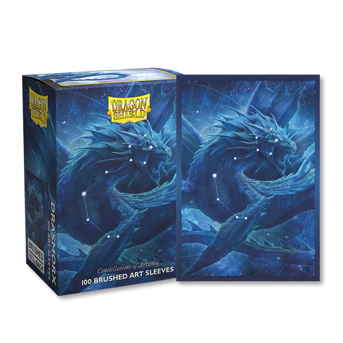 Dragon Shield: Standard 100ct Brushed Art Sleeves - Drasmorx (Constellations of Arcania) - for just $9.95! 