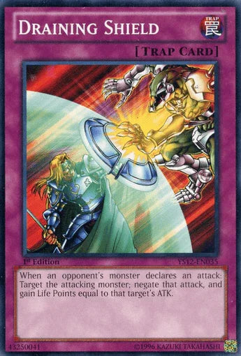 Draining Shield [YS12-EN035] Common - for just $0.15! 