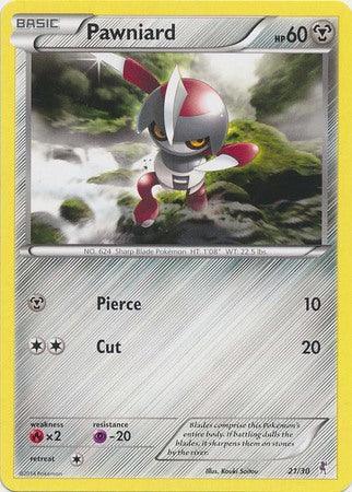 Pawniard (21/30) [XY: Trainer Kit 1 - Bisharp] - for just $0.25! 