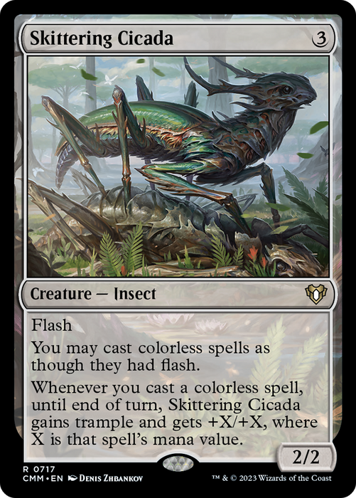 Skittering Cicada (CMM-717) - Commander Masters - for just $3.84! 