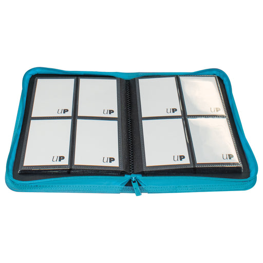 Ultra PRO: 4-Pocket Zippered PRO-Binder - Vivid (Teal) - Just $0! Shop now at Retro Gaming of Denver