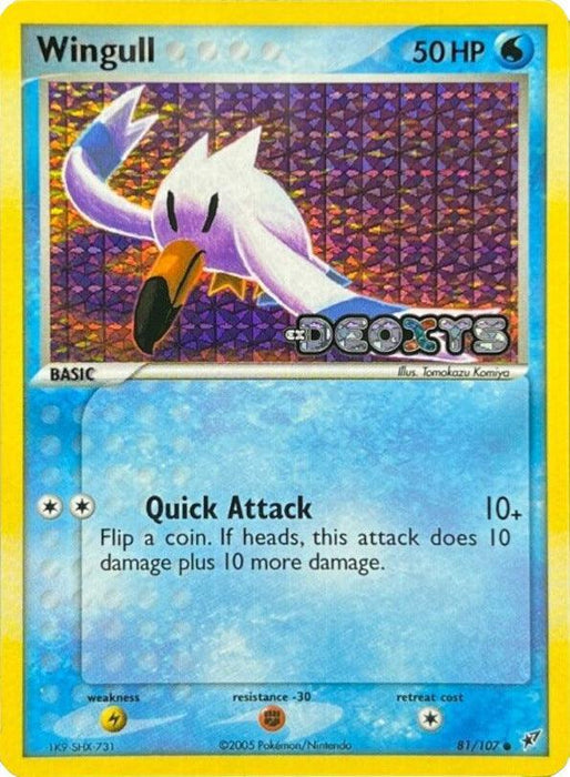 Wingull (81/107) (Stamped) [EX: Deoxys] - for just $10! 