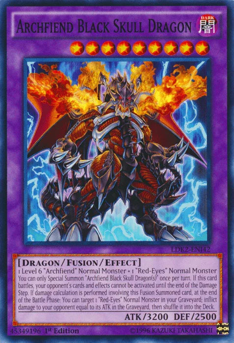 Archfiend Black Skull Dragon [LDK2-ENJ42] Common - for just $0.10! 