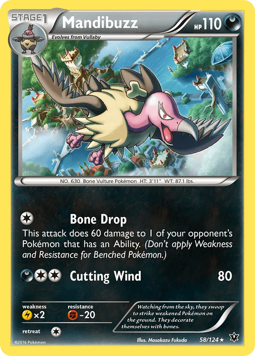 Mandibuzz (58/124) [XY: Fates Collide] - for just $0.15! 