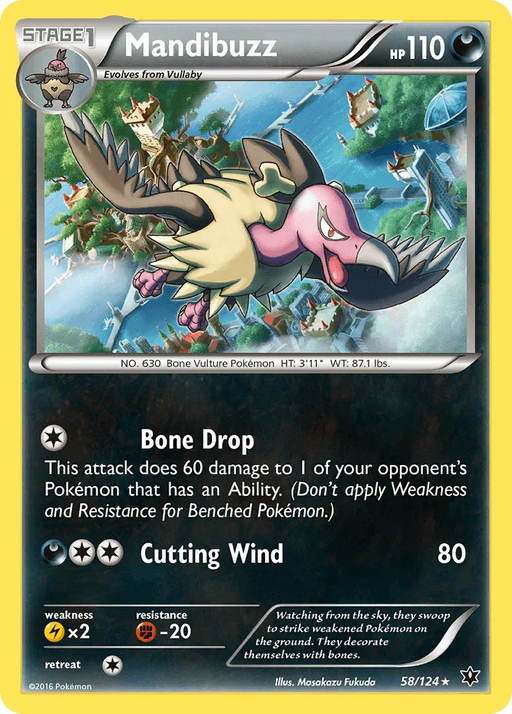 Mandibuzz (58/124) [XY: Fates Collide] - for just $0.15! 