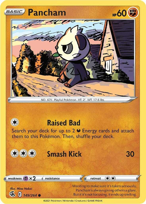 Pancham (149/264) [Sword & Shield: Fusion Strike] - for just $0.10! 