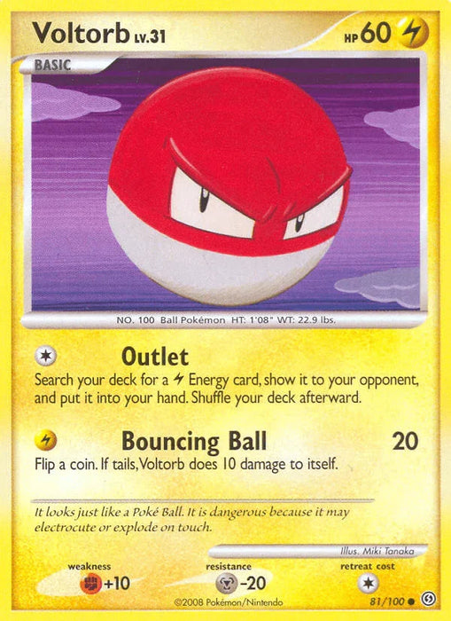 Voltorb (81/100) [Diamond & Pearl: Stormfront] - for just $0.15! 