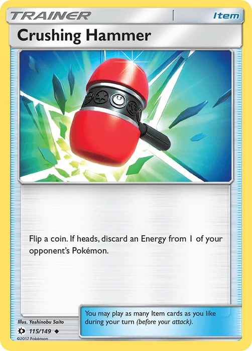Crushing Hammer (115/149) [Sun & Moon: Base Set] - for just $0.10! 