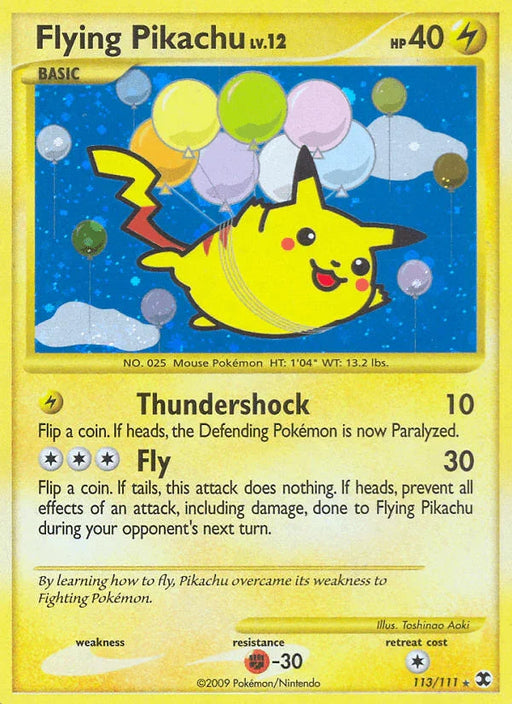 Flying Pikachu (113/111) [Platinum: Rising Rivals] - for just $69.10! 