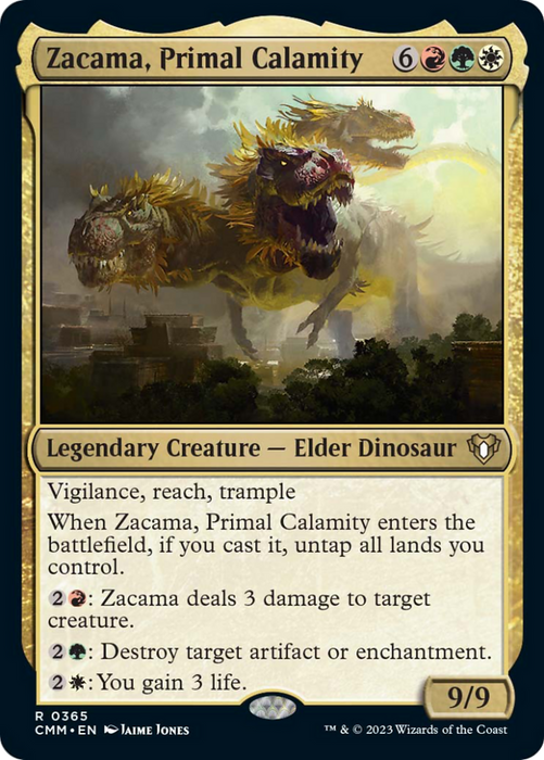 Zacama, Primal Calamity [Commander Masters] - Just $0.80! Shop now at Retro Gaming of Denver