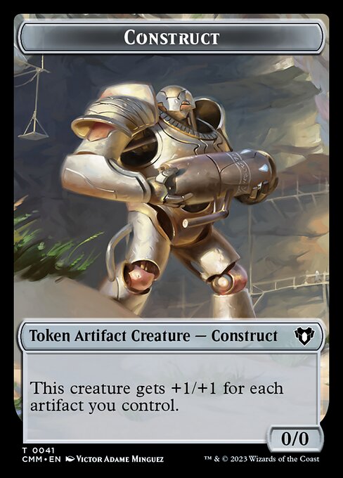 Servo // Construct (0041) Double-Sided Token [Commander Masters Tokens] - Just $0.25! Shop now at Retro Gaming of Denver