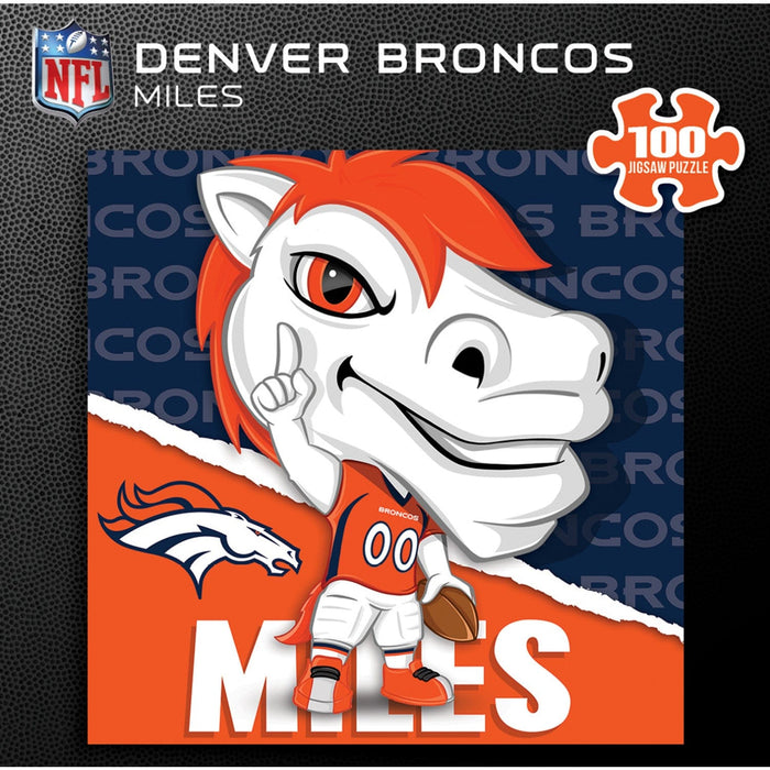 Denver Broncos - NFL Mascot 100 Piece Jigsaw Puzzle - for just $7.99! 