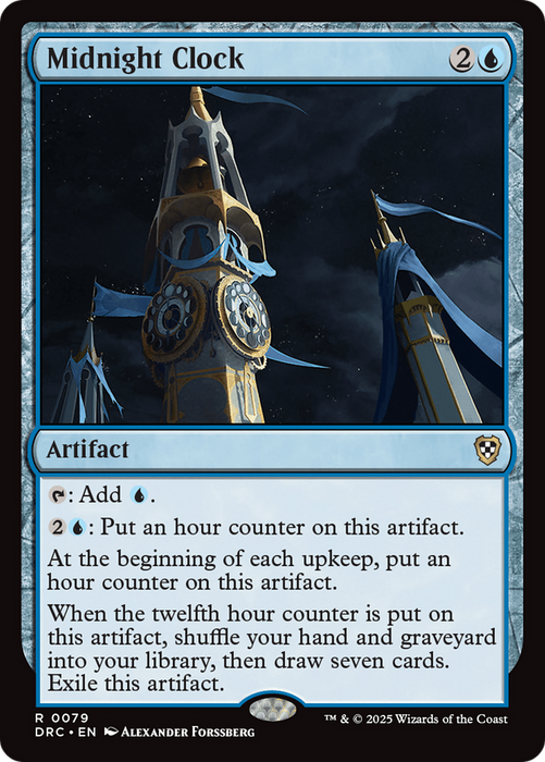 Midnight Clock (DRC-079) - Commander: Aetherdrift - for just $0.12! 