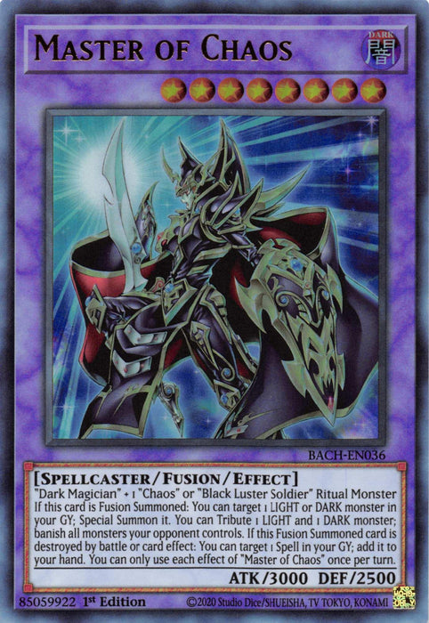 Master of Chaos [BACH-EN036] Ultra Rare - for just $1.80! 