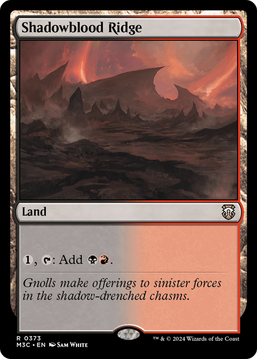 Shadowblood Ridge (M3C-373) - Modern Horizons 3 Commander - for just $0.10! 