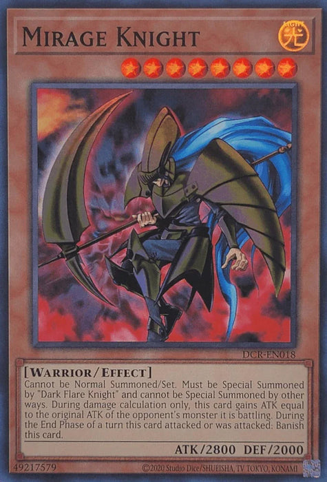 Mirage Knight (25th Anniversary) [DCR-EN018] Super Rare - for just $3.55! 