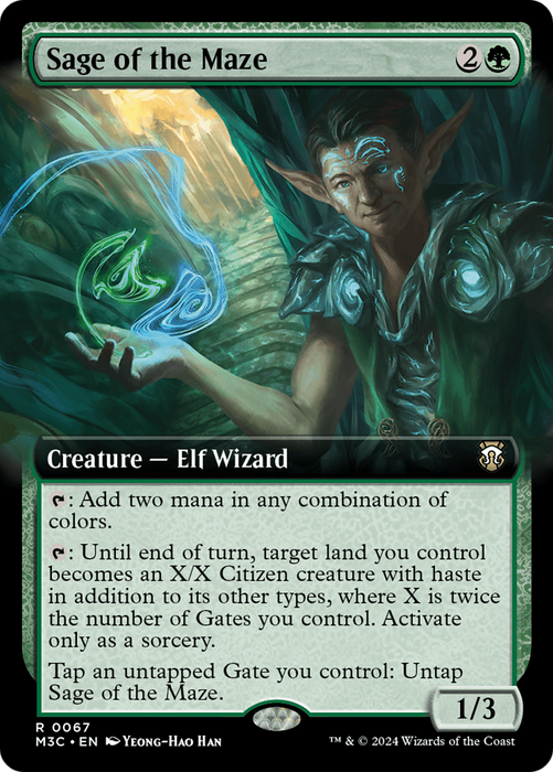 Sage of the Maze (M3C-067) - Modern Horizons 3 Commander: (Extended Art) - for just $0.14! 