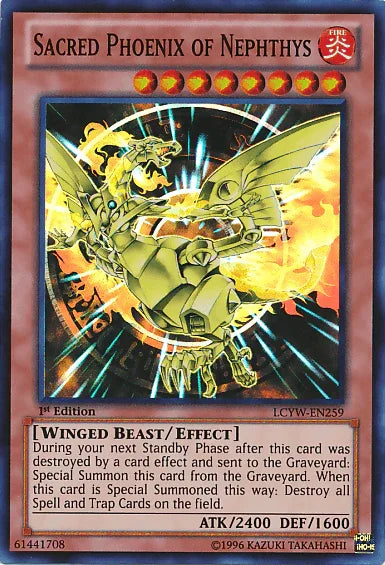 Sacred Phoenix of Nephthys [LCYW-EN259] Super Rare - for just $0.20! 