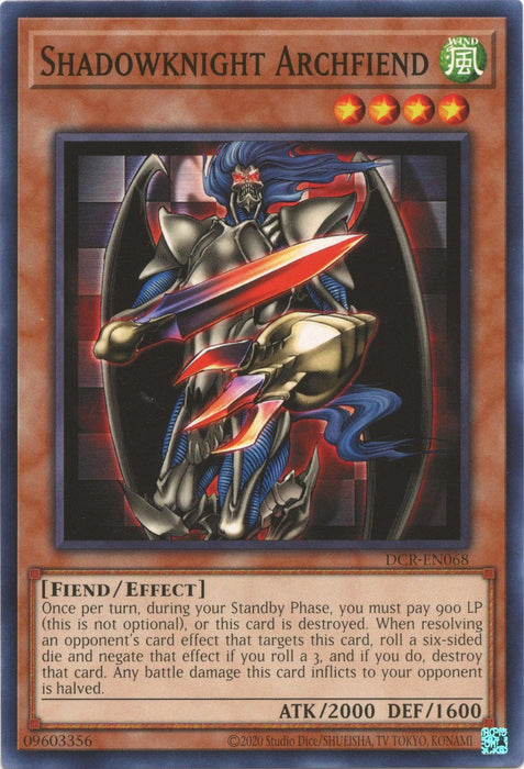 Shadowknight Archfiend (25th Anniversary) [DCR-EN068] Common - for just $0.15! 