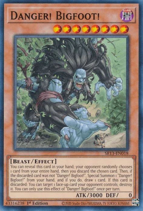 Danger! Bigfoot! [SR13-EN018] Common - for just $0.10! 