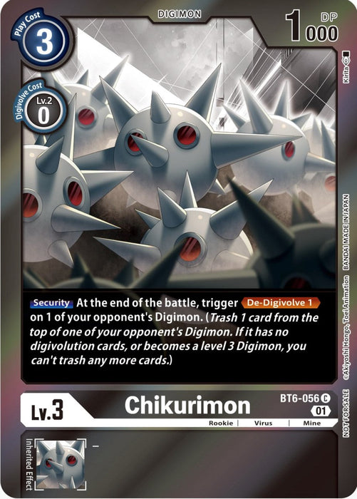 Chikurimon [BT6-056] (Event Pack 4) [Double Diamond Promos] - Just $1.20! Shop now at Retro Gaming of Denver