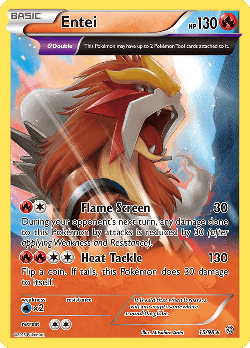 Entei (15/98) [XY: Ancient Origins] - for just $3.45! 