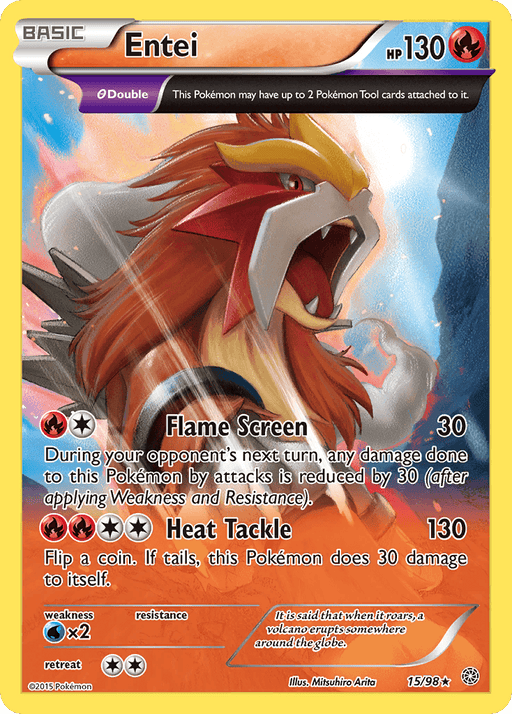 Entei (15/98) [XY: Ancient Origins] - for just $3.45! 