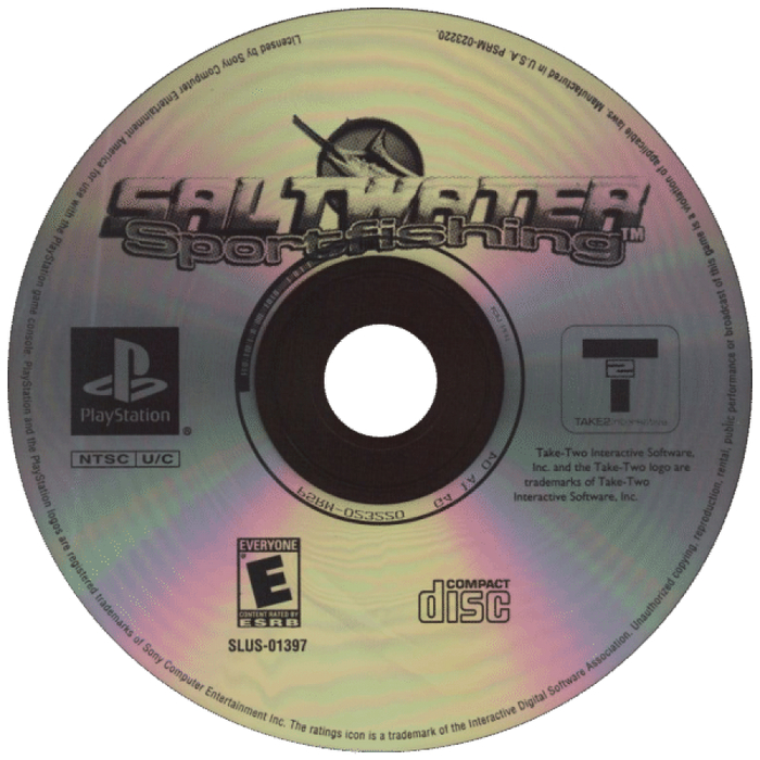 Saltwater Sport Fishing – PlayStation 1 (PS1) - for just $4.99! 