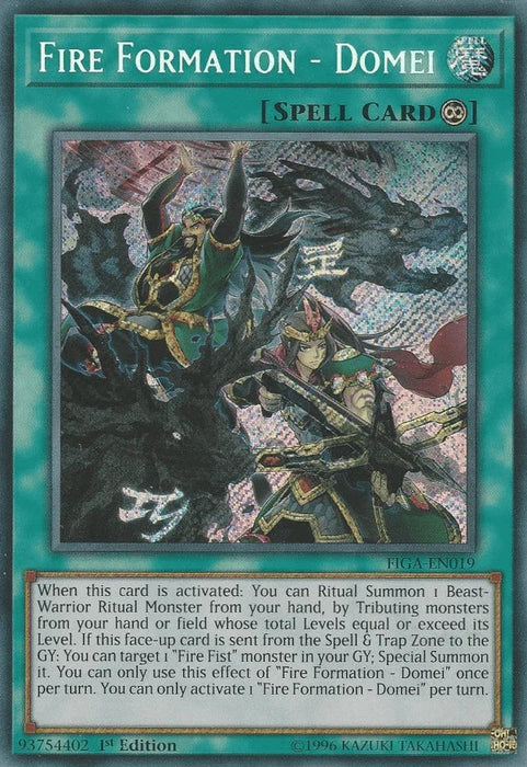 Fire Formation - Domei [FIGA-EN019] Secret Rare - for just $0.20! 