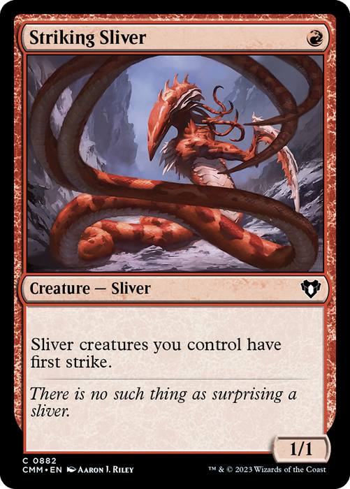 Striking Sliver (CMM-882) - Commander Masters - for just $0.33! 