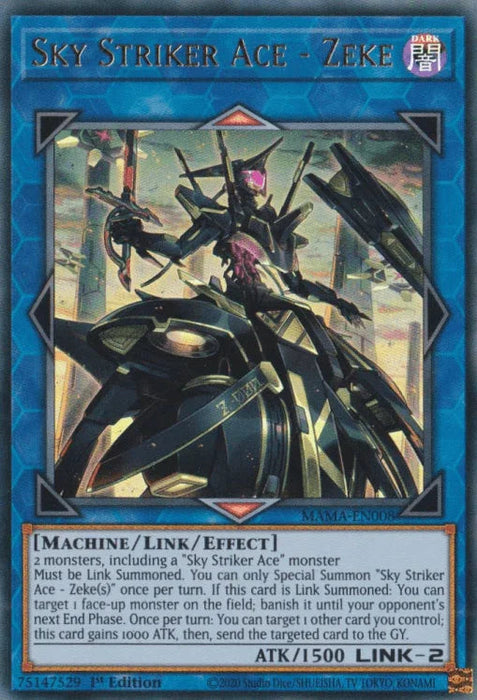 Sky Striker Ace - Zeke [MAMA-EN008] Ultra Rare - for just $0.20! 