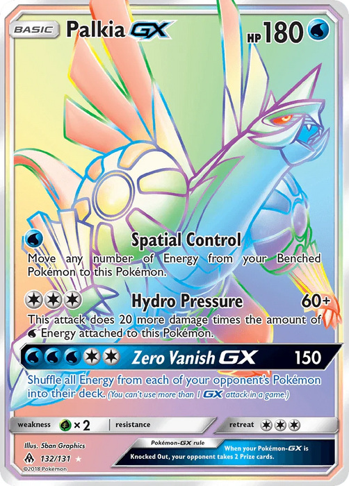 Palkia GX (132/131) [Sun & Moon: Forbidden Light] - for just $16.55! 