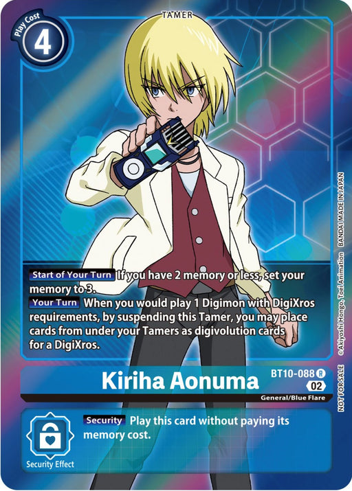 Kiriha Aonuma [BT10-088] (Box Topper) [Xros Encounter] - Just $0.70! Shop now at Retro Gaming of Denver