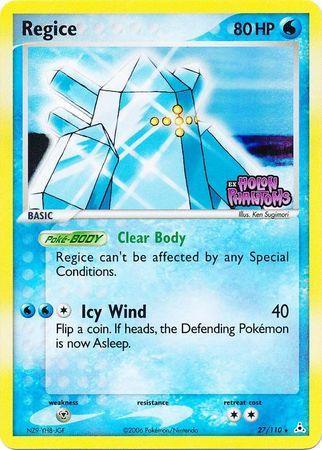 Regice (27/110) (Stamped) [EX: Holon Phantoms] - for just $21.10! 