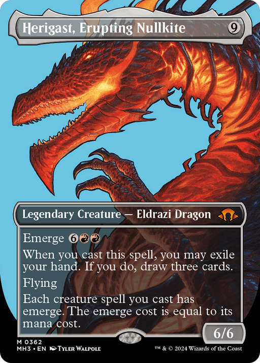 Herigast, Erupting Nullkite (Borderless) (MH3-362) - Modern Horizons 3 (Borderless) - for just $0.51! 