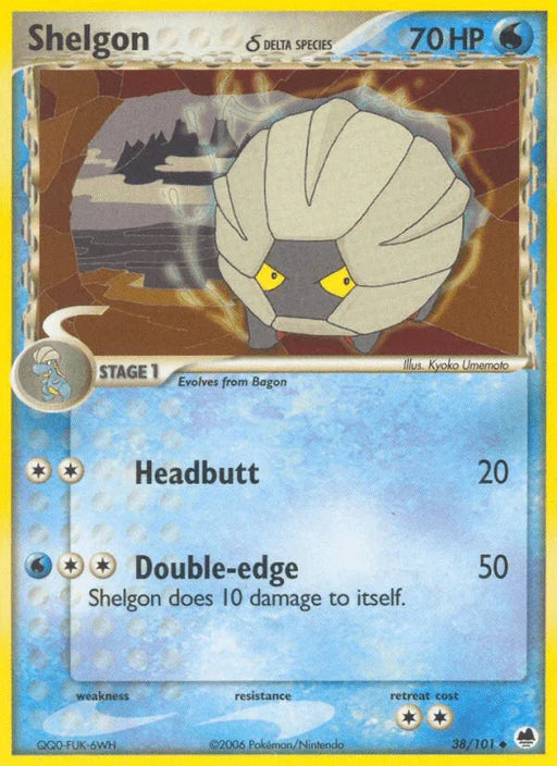 Shelgon (38/101) (Delta Species) [EX: Dragon Frontiers] - for just $1.05! 