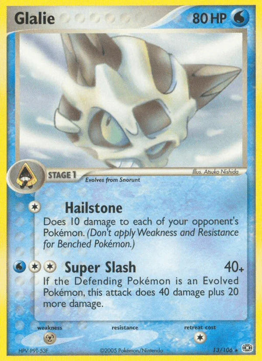 Glalie (13/106) [EX: Emerald] - for just $0.50! 