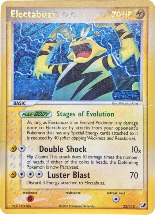 Electabuzz (22/115) (Stamped) [EX: Unseen Forces] - for just $23.35! 